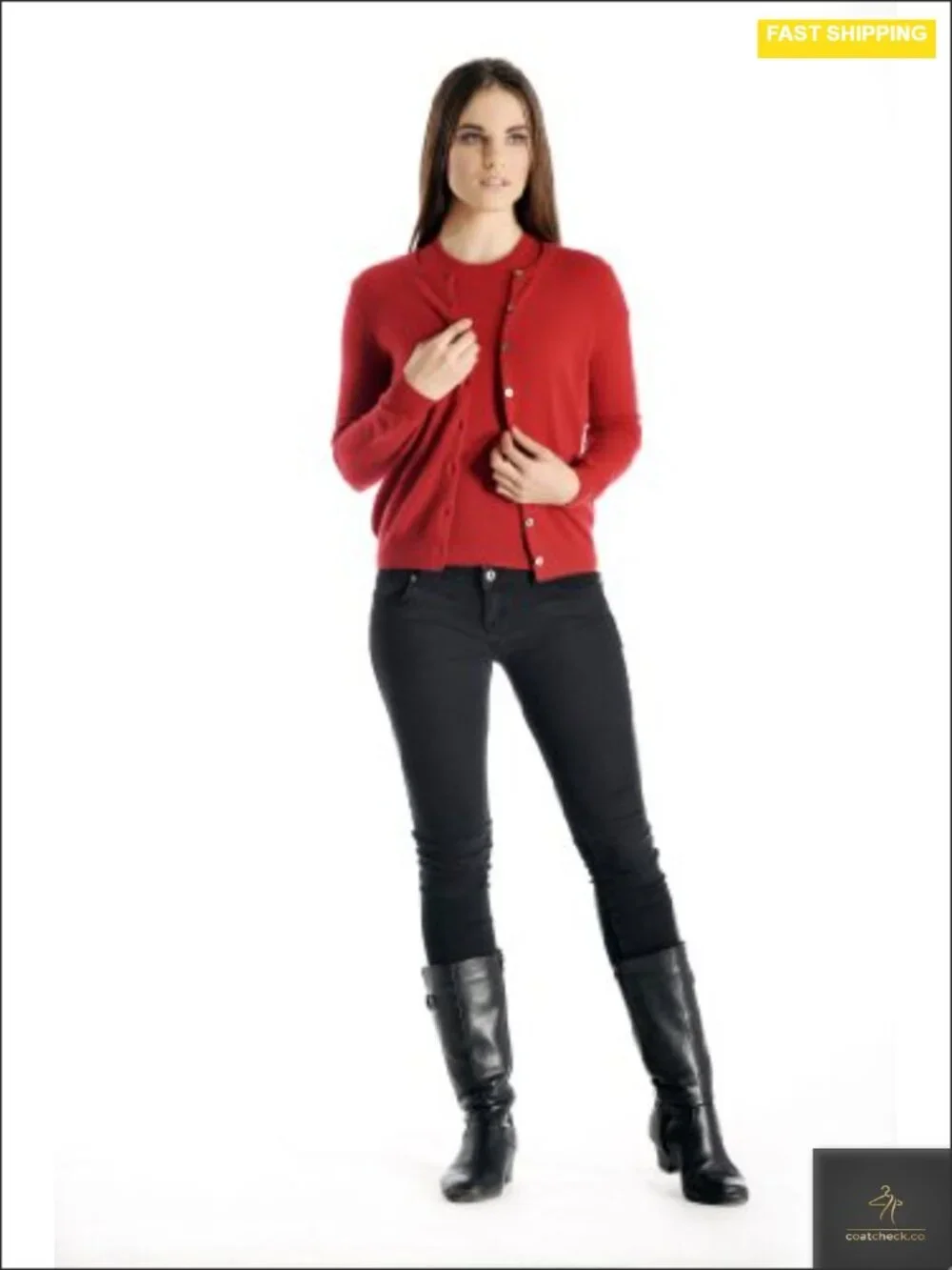100% Cashmere Women's Cardigan Twin Set - Lightweight Luxe